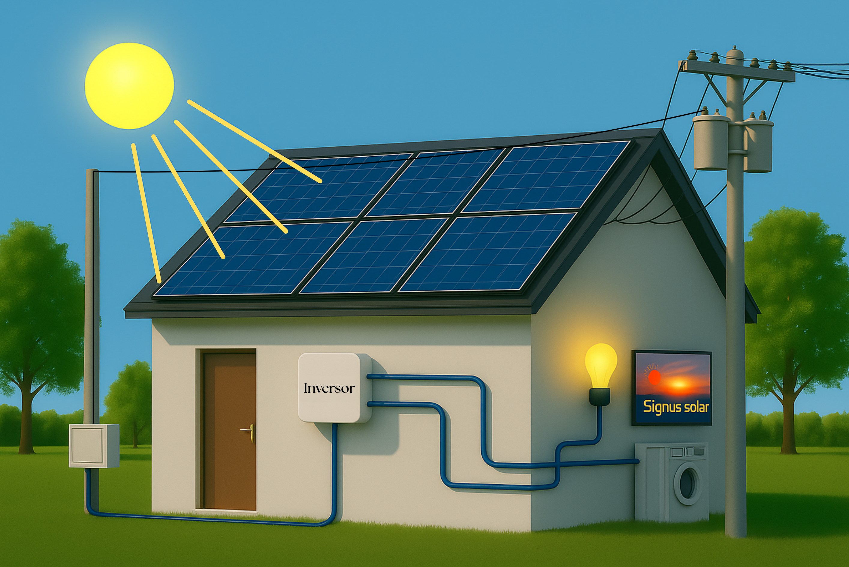 Como funciona energia solar